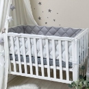 Set lenjerie Patut BebeCopii 6 piese Norisori gri cu luna (4)